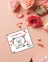 Load image into Gallery viewer, Woodland Valentine's Day Cards - DIGITAL DOWNLOAD