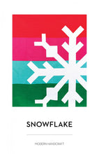 Load image into Gallery viewer, Snowflake Quilt Pattern by Modern Handcraft