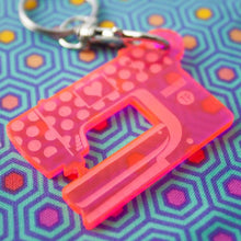 Load image into Gallery viewer, Sewing Machine Keychain by Tula Pink
