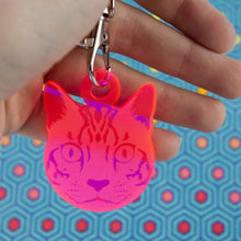 Load image into Gallery viewer, Cat Keychain by Tula Pink
