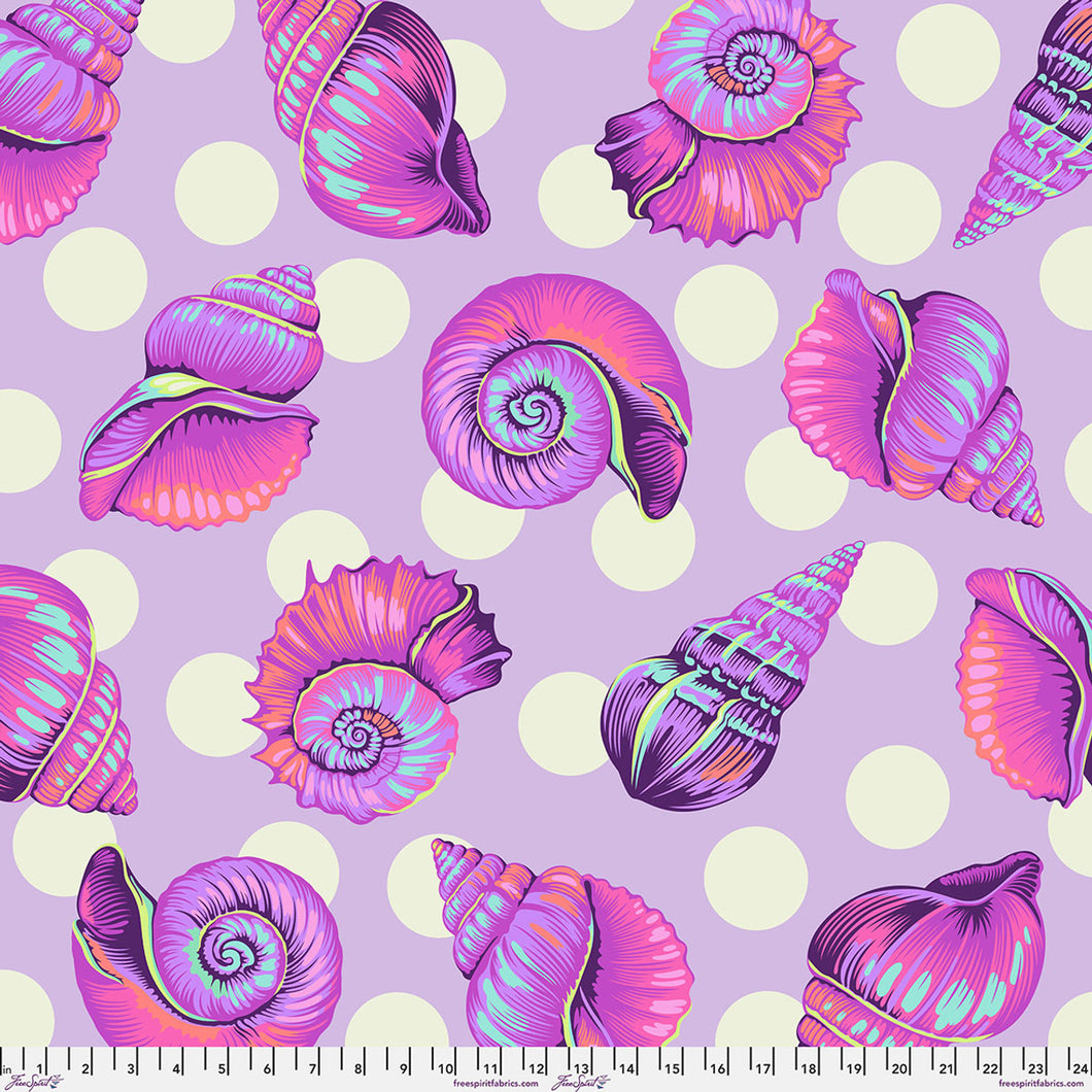 PREORDER - Tula Pink - Wideback Big Shelly - Ultraviolet || Floral Reef - April 2026