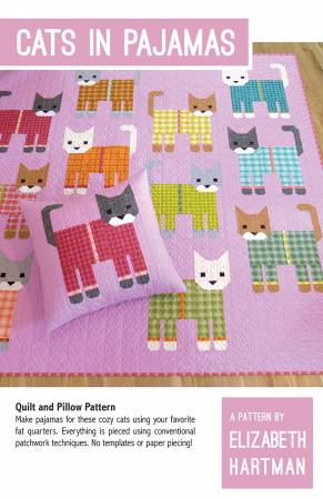 Cats in Pyjamas Quilt Pattern - By Elizabeth Hartman