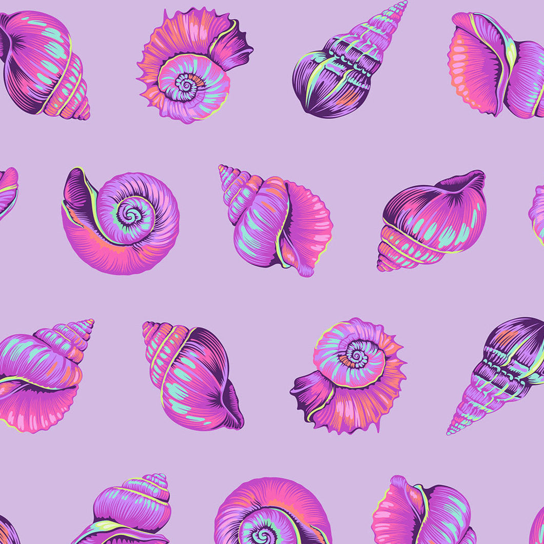 PREORDER - Tula Pink - Lil Shelly - Ultraviolet || Floral Reef - April 2026