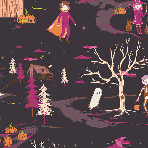 Spooky N' Witchy - Peppermint’s Tale Twilight - Art Gallery Fabric - June 2023