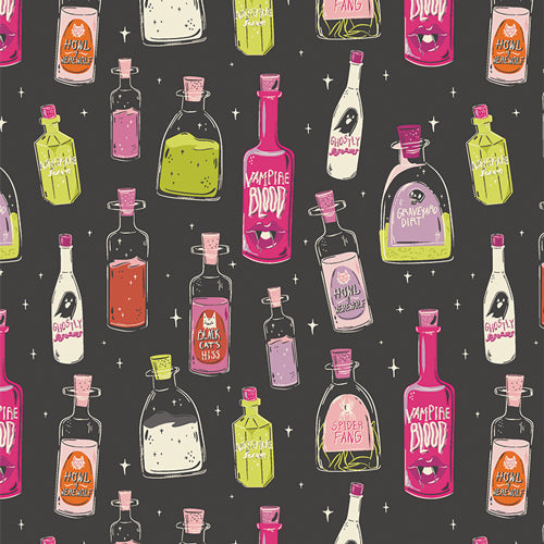 Spooky N' Witchy - Liquid Magic Sour - Art Gallery Fabric - June 2023