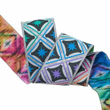 Load image into Gallery viewer, Renaissance Ribbon - STARGAZER IN STORM - Metallic - 1 1/2&quot;  Width  - TULA PINK ROAR!
