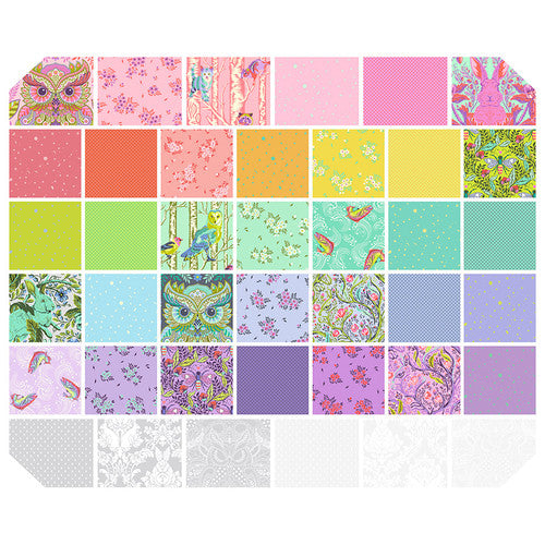 PREORDER - Tula Pink - Full Moon Forest II - FAT QUARTER BUNDLE 40 Pieces- April 2025