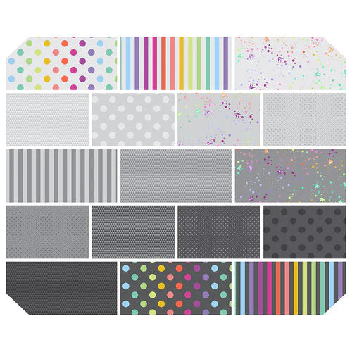 PREORDER - Tula Pink - True Colors Graywork - HALF METRE BUNDLE - OCTOBER 2025