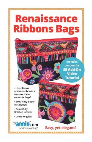 Renaissance Ribbons Bags -  By Annie