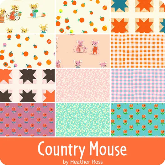 Country Mouse - Fat Quarter Bundle - Heather Ross