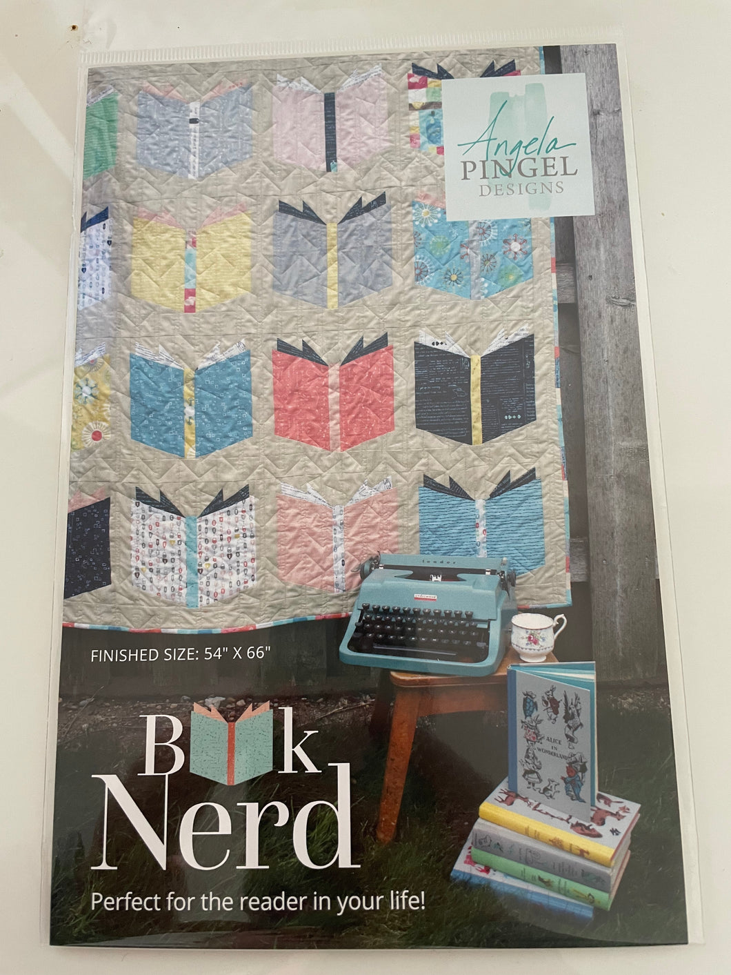 Book Nerd Quilt Pattern - Angela Pingel Designs