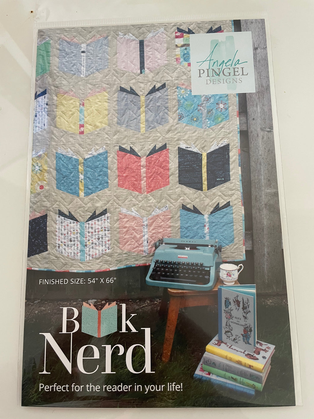 Book Nerb Pattern Book Nerd Quilt Pattern - Angela Pingel Designs – The Fox Pattern Co.