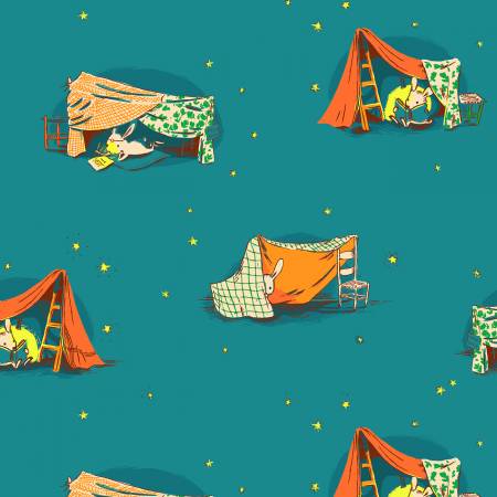 Aqua Quilt Tent - Heather Ross