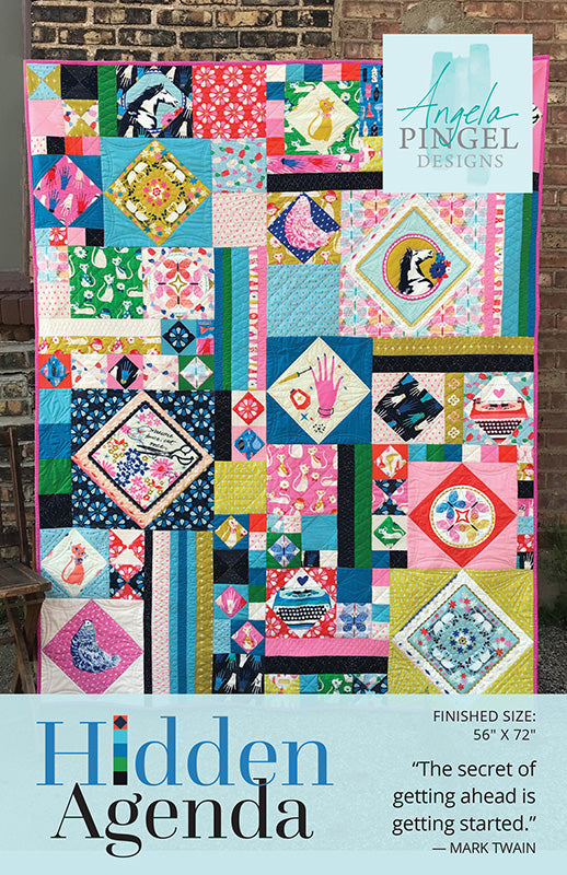 Hidden Agenda Quilt Pattern - Angela Pingel